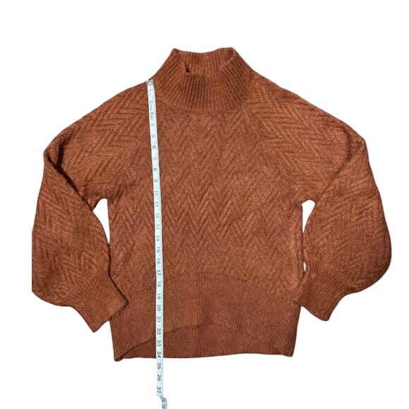 Abercrombie and Fitch Copper Turtleneck Sweater - Size Small - Picture 4 of 6